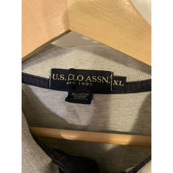 US Polo Assn Shirt Men's Sz XL Gray Big Pony - Picture 2 of 8